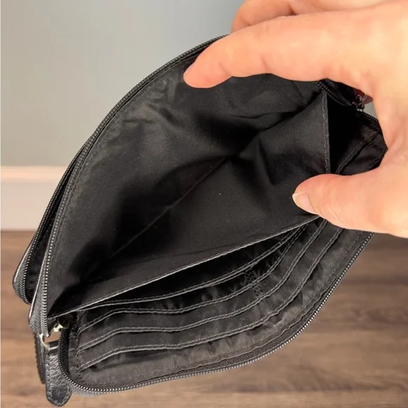 Coach Madison Needlepoint Signature Double Zip Wallet - Picture 14 of 15